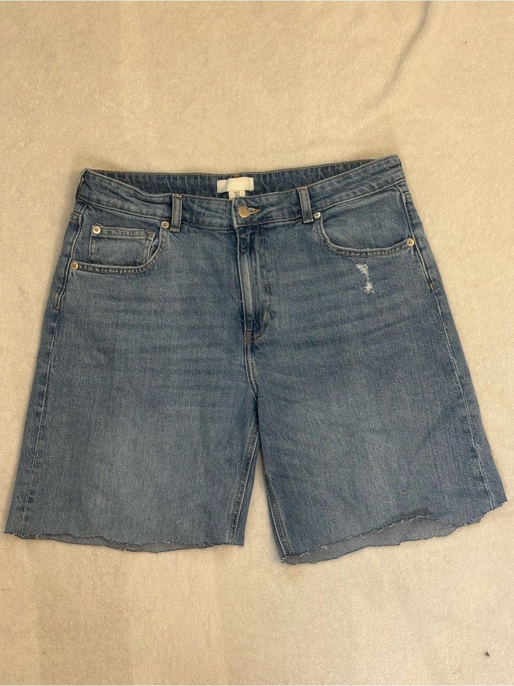 Blue Denim Shorts